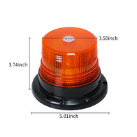 Feux de signalisation LED pour camion JHS, feux de signalisation de toit de voiture 12-24V, feux de signalisation d'urgence ronds étanches pour camions, VTT, voitures