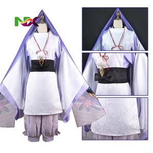 Costume de <span class=keywords><strong>cosplay</strong></span> <span class=keywords><strong>Scaramouche</strong></span> le Vagabond de Genshin Impact, ensemble complet <span class=keywords><strong>Scaramouche</strong></span> comprenant un couvre-chef, une perruque, tenues de tous les jours du vagabond - Product Image 1