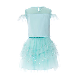 Abito da Balletto <span class=keywords><strong>Disney</strong></span> Princess per Ragazze con Motivo a Stelle, Tessuto in Tulle Morbido, Vestibilità Comoda, Costumi per Spettacoli di Danza e Film TV - Product Image 3