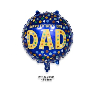 Banner all'ingrosso di palloncini in alluminio Mylar 18 pollici palloncini Globos Foil elio <span class=keywords><strong>felice</strong></span> festa del papà palloncini Banner - Product Image 5