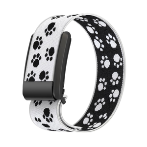 Correa de Reloj de Nailon para WHOOP 4.0 5.0, Correa Tejida de Repuesto con Patrón de Huellas Blancas, Brazalete Deportivo - Product Image 1