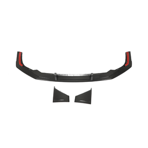 Lèvres avant 20-21 pour Audi RS6/<span class=keywords><strong>RS7</strong></span> <span class=keywords><strong>ABT</strong></span> Lèvres avant en fibre de carbone sèche (ensemble de 3 pièces) Pare-chocs de voiture - Product Image 1