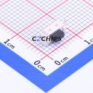 TS3638CA-0.6 Tactile Switch SMD Switch Single Pole Single Throw Rectangle Button 2.5N Horizontal Mount - Product Image 1