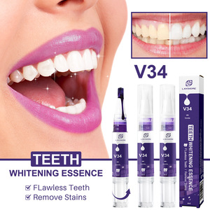 <span class=keywords><strong>V34</strong></span> SMILEKIT-Pasta de dientes blanqueadora púrpura, reduce el amarilleo, elimina las manchas, cuidado de los dientes, encías, aliento fresco, brillo de los dientes - Product Image 2
