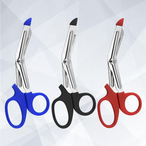 Ciseaux chirurgicaux réutilisables en acier inoxydable de 16 cm, cisailles pour pansements, soins personnels, beauté, 45g, vente d'usine - Product Image 1