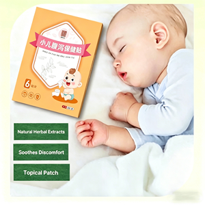 แผ่นแปะสมุ<span class=keywords><strong>น</strong></span>ไพรธรรมชาติสูตรอ่อ<span class=keywords><strong>น</strong></span>โย<span class=keywords><strong>น</strong></span> กั<span class=keywords><strong>น</strong></span><span class=keywords><strong>น</strong></span>้ำ สำหรับดูแลสุขภาพและบรรเทาอาการท้องเสียของทารก - Product Image 1