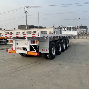Meilleur Prix Vercoe 30 40 50 Tonnes 2 3 4 Essieux Semi-Remorque Plateau Conteneur 48 Ft 40 Ft 20 Ft à Vendre - Product Image 4