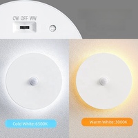 Lampu Sensor Gerak Wason New 30LED Ultra Terang, Lampu Kabinet Dapur, Lampu Malam Tempel Isi Ulang