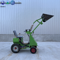 Petites machines de construction agricole à piles adaptées aux chargeuses électriques sur roues de jardin agricole