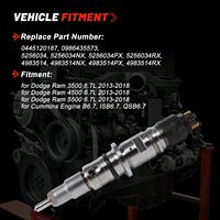 0445120187 5256034 4983514 0986435573 Neuer Common-Rail-Injektor für Cummins Dodge 6.7L Ram 3500 4500 5500 6.7L 2013-2018