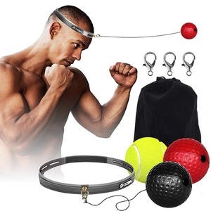 Máquina de Agilidad KWO para Entrenamiento de Reacción, Juego de Velocidad con Banda para la Cabeza, Pelota de Reflejos de Boxeo, de Goma y Cuero PU, para Niños - Product Image 1
