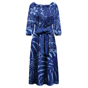 Tonga Puletaha Dress Polynesian Style <strong>Plus</strong> <strong>Size</strong> <strong>Clothing</strong> Samoa Women Dresses Tribe Island Church Clothes Custom - Product Image 4