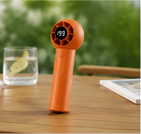 Mini ventilateur portatif 2000 mAh, moteur 15000 tr/min, haute vitesse, rechargeable, ventilateur de poche portable, refroidissement quotidien pour les voyages et l'extérieur T-237