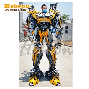 Disfraz de Robot Abeja Gigante para Adulto, Traje Transformable con Luces LED para Cosplay Humano - Product Image 4