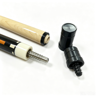 Xmlinco – bâton de queue fendue professionnel 1/2, décalcomanie en bois d'érable, pointe de 11.8mm, Carom Game Uniloc joint cue 3, coussin Carom stick
