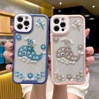 Coque arrière transparente en PC multicolore pour iPhone 12 13 14 15 16 17 18 Pro Max – Accessoire de téléphone portable du fournisseur d'origine