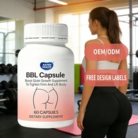 Capsules Naturelles OEM ODM pour la Croissance des Fesses, Sculptant les Courbes et Raffermissant les Fesses - Complément Herbal pour le Soutien Immunitaire des Femmes