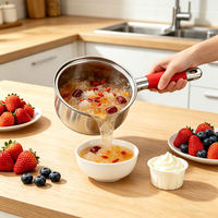 Ensemble de casseroles Sufuria robustes FLEY 15 pièces, ensemble de batterie de cuisine durable pour la cuisson, produits de cuisine haut de gamme pour la maison et la restauration, usage quotidien