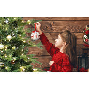 Pre-lit PVC <b>Christmas</b> <b>Tree</b> with <b>Led</b> Lights Hinged Structure Fluffy Realistic Xmas <b>Tree</b> for Home Holiday Decor Stable Stand - Product Image 5