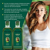 Huile capillaire bio à base de plantes, Amla indienne, pour des cheveux sains et forts à long terme, complément de soin capillaire, huile de traitement capillaire en gros