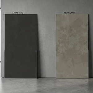 Losas de porcelana con aspecto de mármol artificial de 1200x2400 mm, color negro brillante, para paredes y suelos interiores modernos, piedra sinterizada con aspecto de mármol. - Product Image 1