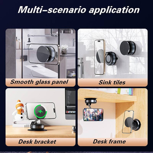 New Phổ Mạnh Mẽ Hút Cup Xe Người Giữ Điện Thoại Đứng 360 ° Xoay Kính Chắn Gió Từ Xe Bảng Điều Khiển Điện Thoại Di Động Chủ - Product Image 6