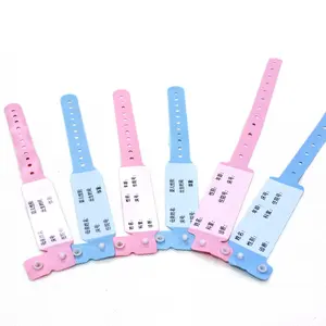 PVC Medical Handwriting Wristband Factory Supplier Vinyl Disposable Patient Wristband