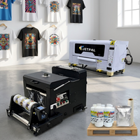 Jetpal Precio de fábrica Dual Head XP600/i3200 A3 DTF Ink T-Shirt Printing Machine 30m 4 Heads Digital para todas las telas
