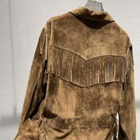 Veste bomber pour femme à franges, en daim, grande taille, avec pompons – Nouvelle collection