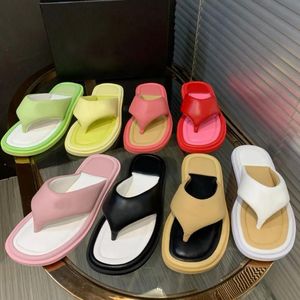 Tongs compensées imprimées style français pour <span class=keywords><strong>femme</strong></span> en <span class=keywords><strong>cuir</strong></span> véritable, légères, respirantes, décontractées, de plage, de créateur, imperméables à semelle épaisse - Product Image 2