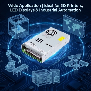 Alimentation à découpage haute puissance <span class=keywords><strong>600W</strong></span> 24V 25A LRS-600, <span class=keywords><strong>convertisseur</strong></span> AC/DC à double entrée 115V <span class=keywords><strong>230V</strong></span> pour imprimante 3D et CNC - Product Image 5