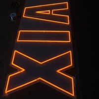 Letreros de letras de neón LED acrílicos personalizados, tiras de luz electrónicas, impermeables, IP65, con Control remoto, publicidad para bares de bodas