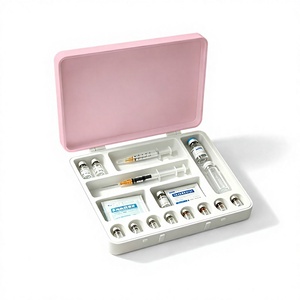 Boîte de rangement médicale en plastique rectangulaire personnalisée à compartiments multiples, transparente, avec gaufrage pour l'organisation des échantillons de laboratoire - Product Image 4