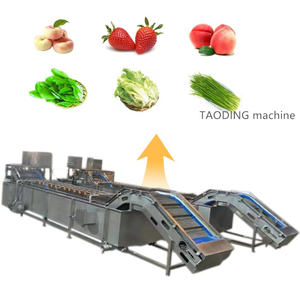 Harga pabrik mesin pembersih kentang pencuci kentang sayuran Manual dan buah mesin cuci gelembung sabuk konveyor sayuran - Product Image 5