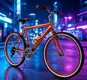 Bicicletta da Montagna Unisex 24 Pollici per Esterni, Opzioni di Colore Multiple per Ordini Personalizzati - Product Image 4