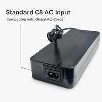 Chargeur de batterie lithium-ion professionnel Joyun 42V 4A 168W LK150-4200400 avec protection contre l'inversion de polarité pour vélo électrique