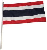 Expédition rapide Nouveau drapeau et bannière thaïlandais 3x5 pieds 100% polyester à double couture