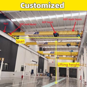 Grúa Puente Monoviga de 10 Toneladas de Bajo Precio para Uso en Talleres Industriales - Product Image 4