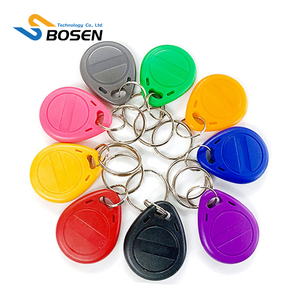 Tanpa sentuh RFID <span class=keywords><strong>Proximity</strong></span> <span class=keywords><strong>Keyfob</strong></span> 125KHz TK4100 sistem kontrol akses tahan air gantungan kunci Tag ABS RFID Key Fob - Product Image 2