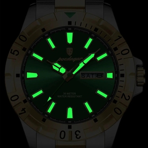 POEDAGAR 959 2024 orologio al quarzo di lusso da uomo uomo orologio luminoso impermeabile orologio orologio in acciaio inossidabile orologio personalizzato - Product Image 2
