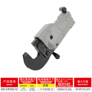 Pistola Remachadora Manual Neumática Hidráulica Semitubular de Acero Metálico para Remaches Ciegos - Product Image 4