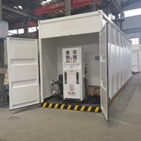 Estación de Servicio Móvil de Acero al Carbono TENGXING al Mejor Precio, con Bomba de Diésel/Gasolina, Control Remoto, Acabado Pintado, 1 Año de Garantía