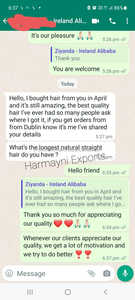 Mèches de cheveux humains, cheveux humains, lisses, ondulés, bouclés, avec Lace Closure, 100% vison - Product Image 4