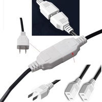 Câble d'alimentation 1DC 5,5x2,1 mm avec prise mâle/femelle, rallonge d'alimentation 12V pour caméras de vidéosurveillance et bandes LED