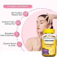 Gummies de collagène OEM ODM sous marque privée pour la peau, les cheveux et les ongles – Prix usine de gros, formule personnalisée, bonbons de collagène à la pectine