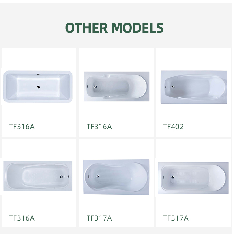 Classical Design Golden appearance Irregular Acrylic Freestanding Bathtub With 4 Leg