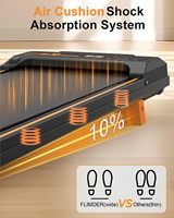 Tapis roulant électrique miniature portable en acier à écran LED, petit format, prix bas, OEM 2025, pour sous le bureau, tables basses