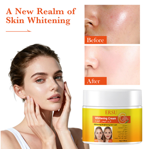Crema Schiarente alla Vitamina <span class=keywords><strong>C</strong></span> ERSU, Crema Viso Anti-Età <span class=keywords><strong>e</strong></span> Anti-Rughe, Rimuove le Macchie Scure - Product Image 2
