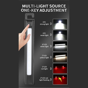 Lampe torche multifonctionnelle rechargeable par USB en plastique ABS avec lumière <span class=keywords><strong>LED</strong></span>. Idéal pour les fêtes, les jardins, le camping et les cuisines. - Product Image 2