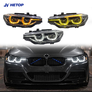 <span class=keywords><strong>Faro</strong></span> Delantero HETOP F30 2012-2018, Accesorios para Automóviles de Triple Color, Láser <span class=keywords><strong>Serie</strong></span> <span class=keywords><strong>3</strong></span>, LED Completo Amarillo, Blanco, Ámbar, STOCK LOCAL en EE. UU. para <span class=keywords><strong>BMW</strong></span> - Product Image 1